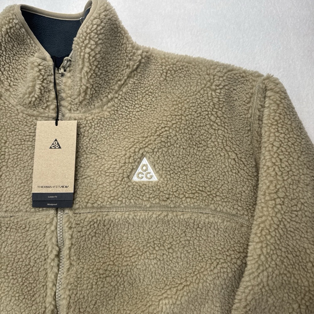 Nike Men's ACG Therma-FIT Windproof Fleece Jacket Size XL NWT FV8653 $180 MSRP - Picture 7 of 11